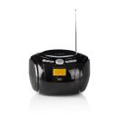 Boombox | 9 W | Bluetooth® | CD-Player/UKW-Radio/USB/AUX | Schwarz