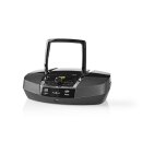 Boombox | 12 W | Bluetooth® | CD-Player/UKW-Radio/USB/AUX | Schwarz