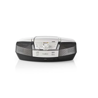 Boombox | 12 W | Bluetooth® | CD-Player/UKW-Radio/USB/AUX | Weiß