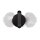 Kopfhörerständer | Ausführung in Aluminium | Rutschfeste Füße | 98 x 276 mm | Schwarz