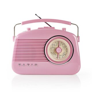 UKW-Radio  |  4,5 W  |  Tragegriff  | Pink