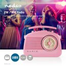 UKW-Radio  |  4,5 W  |  Tragegriff  | Pink