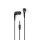 Kopfhörer mit Kabel | 1,2 m rundes Kabel | In-Ear | Schwarz