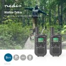 Walkie-Talkie | Reichweite 5 km | 8 Kanäle | VOX | 2 Stück | Schwarz