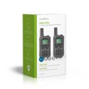 Walkie-Talkie | Reichweite 5 km | 8 Kanäle | VOX | 2 Stück | Schwarz