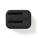 Festplatten-Dockingstation | USB Typ C | SATA | Doppelschacht | mit Netzteil
