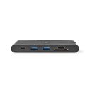 Docking Station | USB Typ C 2x USB-C 2x USB 3.0 VGA HDMI...