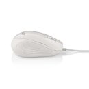 Kabelgebundene Desktop-Maus  |  1000 dpi  |  3 Tasten  |  Weiß