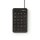 Keypad Nummernpad Kabelgebundene numerische Tastatur  |  USB   |  Schwarz