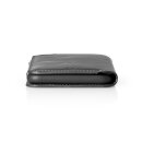 Sehr Weiches Soft Touch-Bookcase mit Portemonnaie für Samsung Galaxy S8 Plus | Schwarz