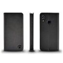 Sehr Weiches Bookcase mit Portemonnaie für Huawei P Smart 2019 | Schwarz