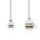 1m USB 2.0 Kabel -> USB A Stecker auf / für Apple Lightning 8 pin vregoldet Ladekabel MFI