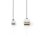 1m USB 2.0 Kabel -> USB A Stecker auf Lightning 8 pin für Apple iPhone iPad weiß vergoldet