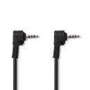 3,5 mm AV-Kabel | 3,5-mm-AV-Stecker - 3,5-mm-AV-Stecker | 1,0 m | Schwarz