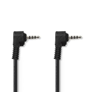 3,5 mm AV-Kabel | 3,5-mm-AV-Stecker - 3,5-mm-AV-Stecker | 2,0 m | Schwarz