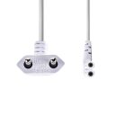 Netzkabel  |  Euro-Stecker – IEC-320-C7  |  2,0 m...