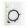 Netzkabel  |  Euro-Stecker – IEC-320-C7, abgewinkelt links/rechts  |  5,0 m  |  Schwarz
