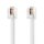 Telekommunikationskabel  |  RJ11-Stecker – RJ11-Stecker  |  10,0 m  |  Weiß