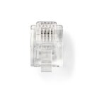 10 Stück RJ11 Telefon Kabel Stecker Montage Anschluss Festnetz