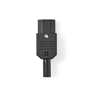 Netzstecker Kaltgeräte IEC-320-C13 zur Kabel Montage Kaltgerätekabel