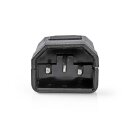 Netzsteckdose IEC-320-C14 für Kaltgeräte Kabel