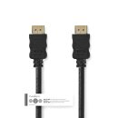 High-Speed-HDMI™-Kabel mit Ethernet  |  HDMI™-Stecker – HDMI™-Stecker  |  0,5 m  |  Schwarz
