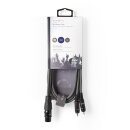 XLR-Audiokabel  |  XLR-3-Pol-Buchse – 2x Cinch-Stecker  |  1,5 m  |  Grau