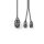 XLR-Audiokabel  |  XLR-3-Pol-Buchse – 2x Cinch-Stecker  |  1,5 m  |  Grau