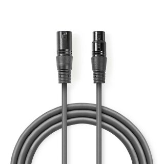 1,5m Digitales DMX Kabel - Digital XRL AES EUB - XLR Stecker - BUCHSE 110 Ohm HQ