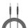 Lautsprecherkabel Mono  |  6,35-mm-Stecker – 6,35-mm-Stecker  |  3,0 m  |  Grau