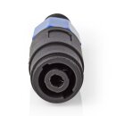 Lautsprechersteckverbinder  |  4-poliger Lautsprecherstecker  |  Schwarz