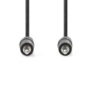 Stereo Audiokabel  |  3,5-mm-Stecker – 3,5-mm-Stecker  |  1,5 m  |  Schwarz