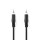 Stereo Audiokabel  |  3,5-mm-Stecker – 3,5-mm-Stecker  |  1,5 m  |  Schwarz