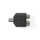 Subwoofer-Adapter  |  Cinch-Buchse – 2x Cinch-Buchse  |  10 Stück  |  Schwarz