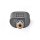 Subwoofer-Adapter  |  Cinch-Buchse – 2x Cinch-Buchse  |  10 Stück  |  Schwarz