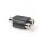 Subwoofer-Adapter  |  Cinch-Buchse – 2x Cinch-Buchse  |  10 Stück  |  Schwarz