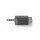 Audio-Adapter Stereo  |  3,5-mm-Stecker – 2x Cinch-Buchse  |  10 Stück  |  Schwarz