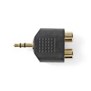 Audio-Adapter Stereo  |  3,5-mm-Stecker – 2x...