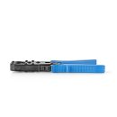 Crimpzange für RJ45 – RJ11– RJ10, blau