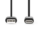 USB 2.0 Kabel | Typ C - A-Stecker | 1m Smartphone zb für Xiaomi Google Samsung Ladekabel