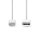 Daten- und Ladekabel | Apple Lightning, 8-poliger Stecker - USB-A-Stecker | 1,0 m | Weiß