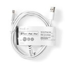 Sync- und Ladekabel | Apple Lightning – USB-A Stecker | 2,00 m | Weiß