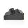 Analoger Audio-Schalter | 3x (2x Cinch-Buchse) – 2x Cinch-Buchse | Schwarz