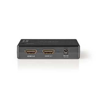 4 Anschlüsse | HDMI-Switch | Schwarz