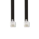 Telefon Kabel Stecker - Stecker RJ12 6P6C...