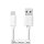 Daten- und Ladekabel | Apple Lightning, 8-poliger Stecker - USB-A-Stecker | 2,0 m | Weiß