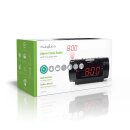 Digitaler Radiowecker mit Projektion | 0,9"-LED | UKW | Zweifacher Alarm | Weckwiederholung