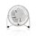 Mini-Ventilator aus Metall  |  Durchmesser von 10 cm  |  USB-betrieben  |  Weiß