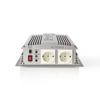 Wechselrichter modifizierte Sinuswelle | 12 V DC – 230 V AC | 1700 W | 2x Schuko-Ausgang