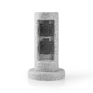 Steckdosenleiste 2-fach Grau ? 2x Schuko